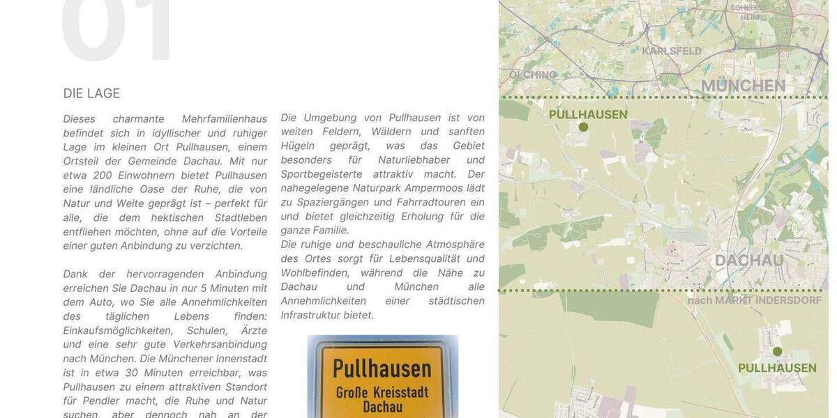 Mehrfamilienhaus, Wohnhaus Dachau Pullhausen - 6 Zimmer, 139 m&sup2;, 499.000&euro; | Angebot:25050987