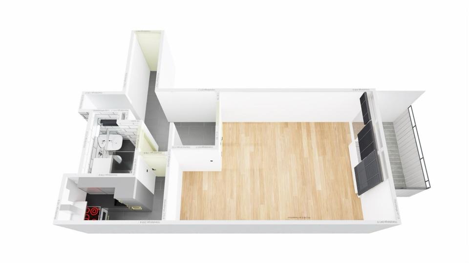 Etagenwohnung München Am Riesenfeld - 1 Zimmer, 43 m&sup2;, 385.000&euro; | Angebot:26738114