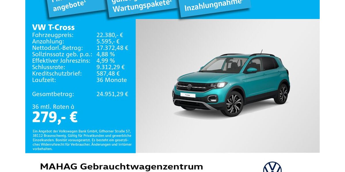 VW T-Cross 22.226 km 22.380 &euro; München 80935