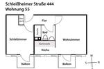 Erdgeschoßwohnung München Am Hart - 2 Zimmer, 34 m&sup2;, 249.000&euro; | Angebot:27077340