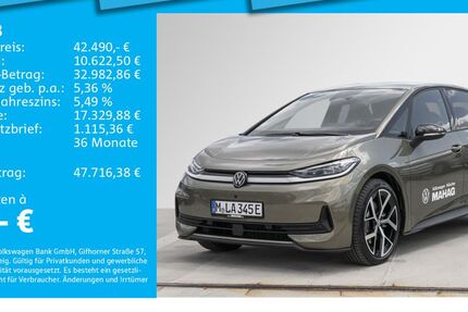 VW ID.3 3.000 km 49.490 &euro; München 80687
