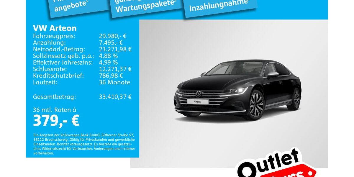 VW Arteon 36.327 km 29.980 &euro; Dachau 85221