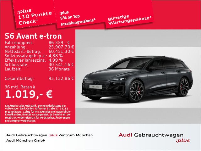 Audi S6 e-tron 4.738 km 86.359 &euro; Eching 85386