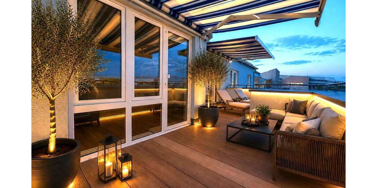 Freie Dachterrassen-Traum-Wohnung in Bogenhausen (Erbpacht) - Dachgeschoßwohnung München Bogenhausen | Angebot:27122731