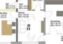 ### 78qm, 2,5 Zimmer Wohnung, saniert, Waltrudering ###