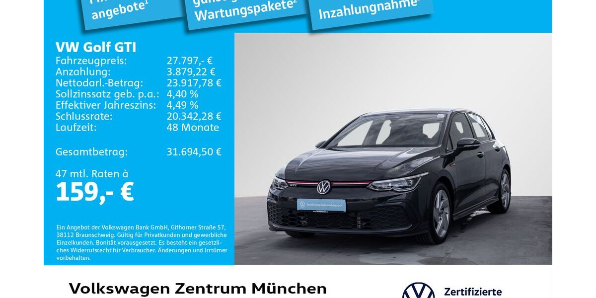 VW Golf 27.832 km 27.498 &euro; München 80687