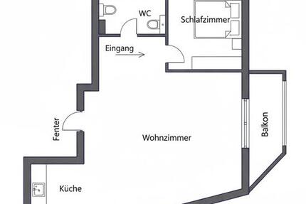 Zwischenmiete – Möblierte 2-Zimmer-Wohnung in München 2 zimmer