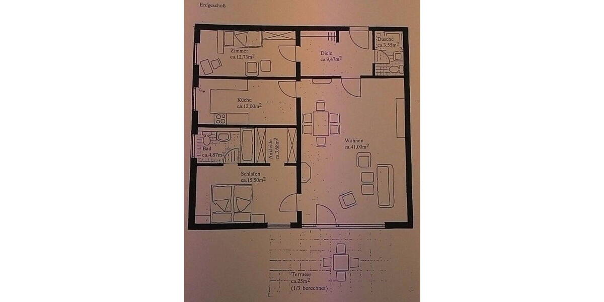 Etagenwohnung München Untergiesing-Harlaching - 3 Zimmer, 117 m&sup2;, 2.230&euro; | Angebot:26237437
