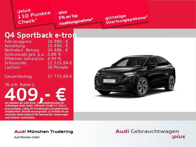 Audi Q4 e-tron 33.937 km 36.549 &euro; München 81825