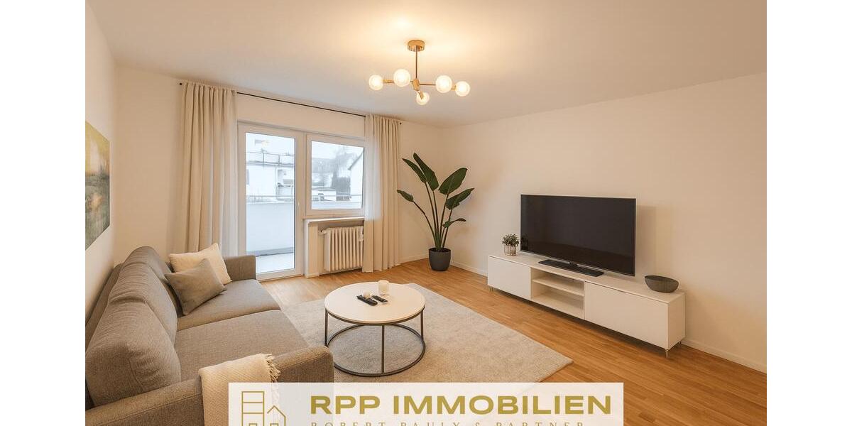 Teilsanierte 2,5-Zimmer-Wohnung mit hochwertiger Ausstattung und Südost-Balkon - Eching 2 zimmer