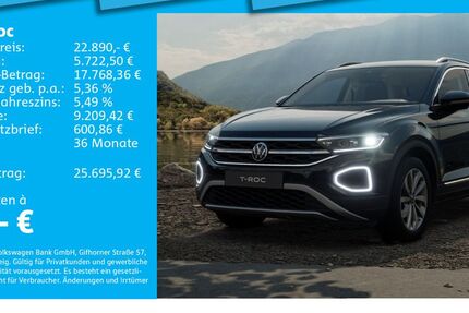 VW T-Roc 30.844 km 22.890 &euro; München 80935