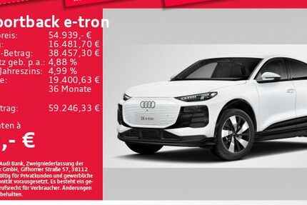 Audi Q6 e-tron 3.414 km 54.939 &euro; Eching 85386