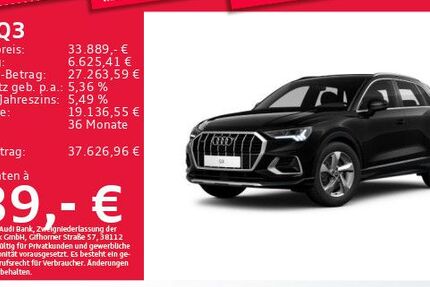 Audi Q3 37.607 km 33.621 &euro; Eching 85386