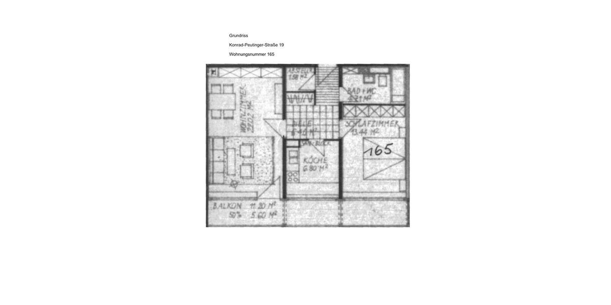 Etagenwohnung München Sendling-Westpark - 2 Zimmer, 61 m&sup2;, 380.000&euro; | Angebot:26829012
