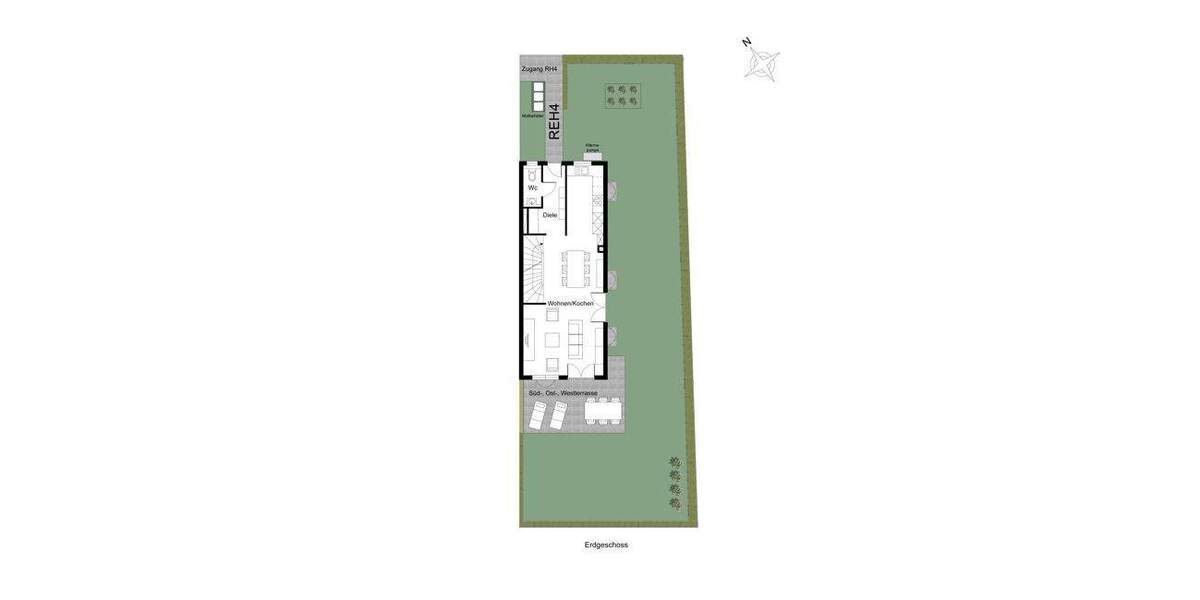 Reihenendhaus Gilching - 5 Zimmer, 147 m&sup2;, 1.090.000&euro; | Angebot:25741741