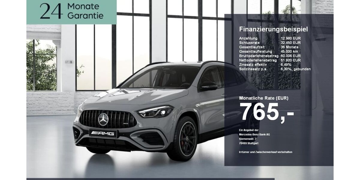 Mercedes-Benz GLA 35 AMG 6.500 km 64.900 &euro; Ebersberg 85560