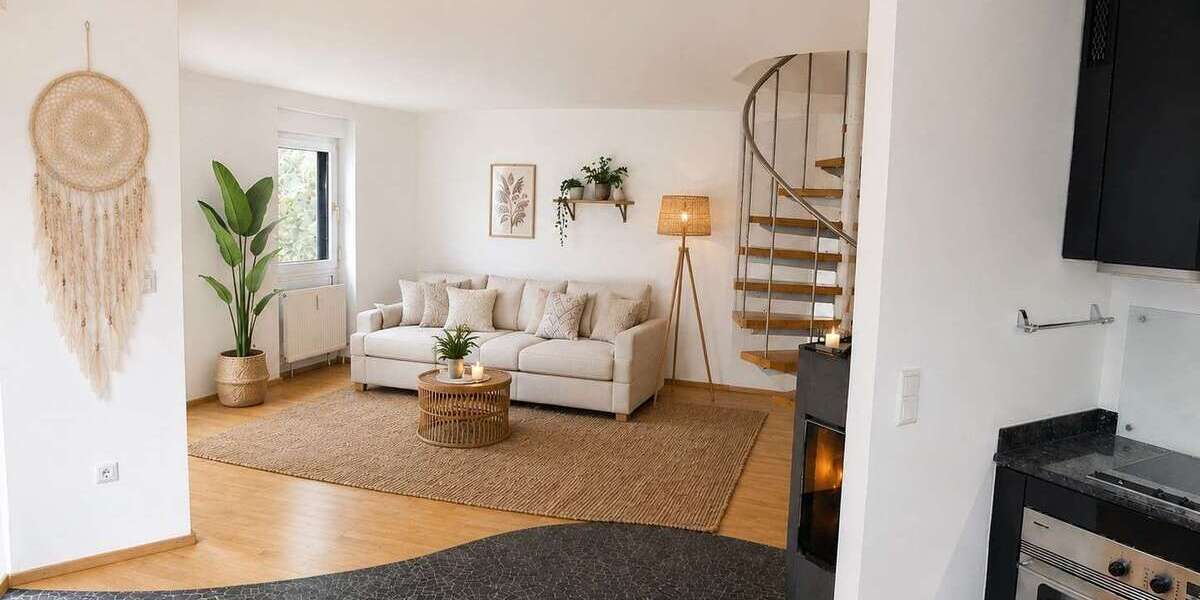 XXL Dachterrasse für Ihr summer feeling! Maisonette Wohnung in Untermenzing - Dachgeschoßwohnung München Allach-Untermenzing | Angebot:26441369