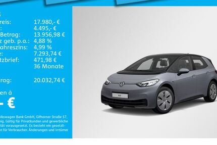 VW ID.3 37.903 km 17.980 € München 80687