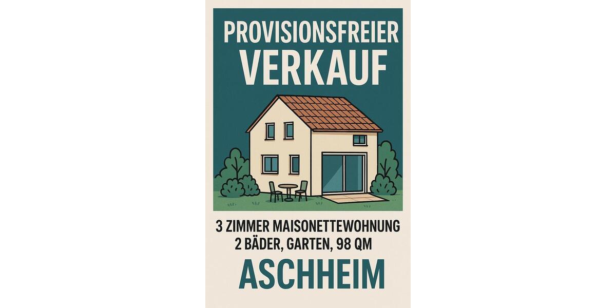 Maisonettenwohnung Aschheim - 3 Zimmer, 98 m&sup2;, 565.000&euro; | Angebot:25823353