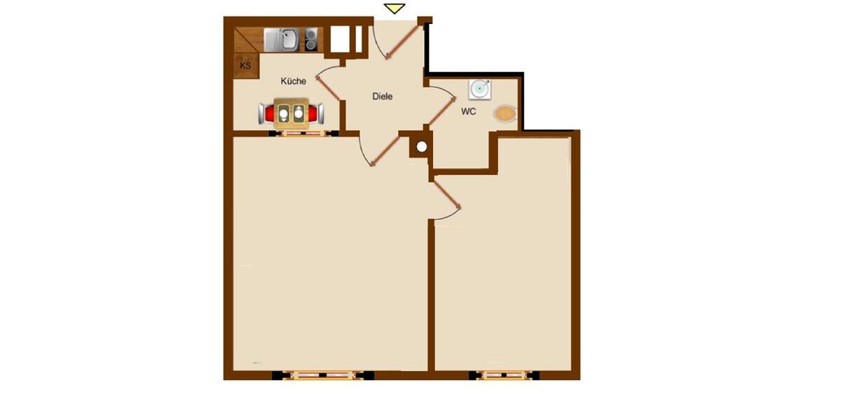 Etagenwohnung München Au-Haidhausen - 2 Zimmer, 46 m&sup2;, 1.850&euro; | Angebot:26507646