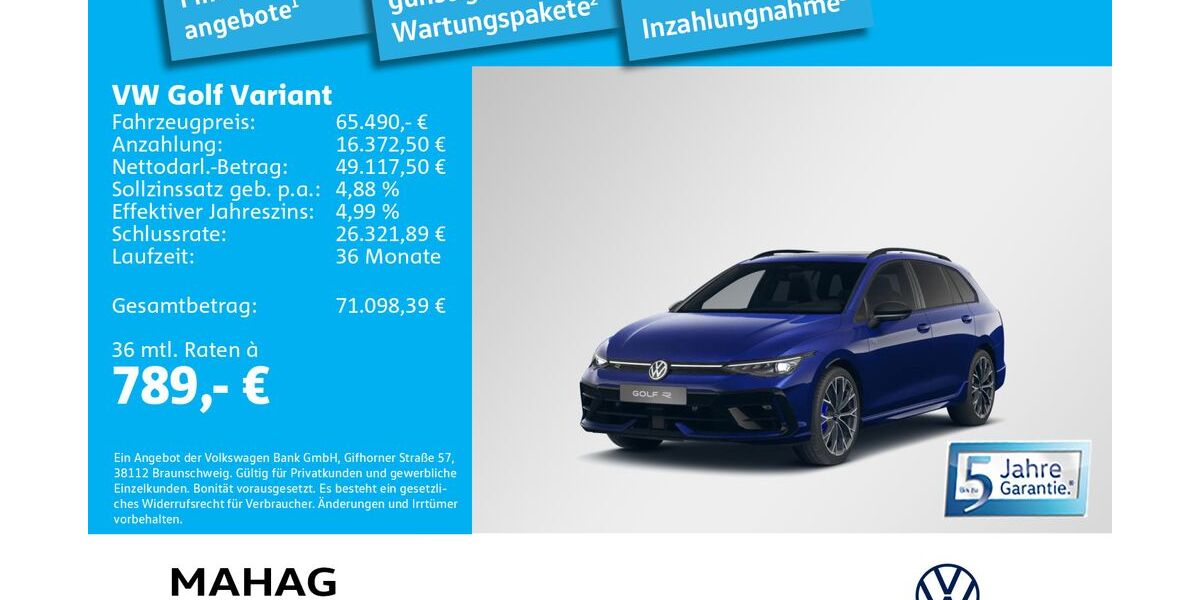 VW Golf 3.000 km 65.490 &euro; München 81825