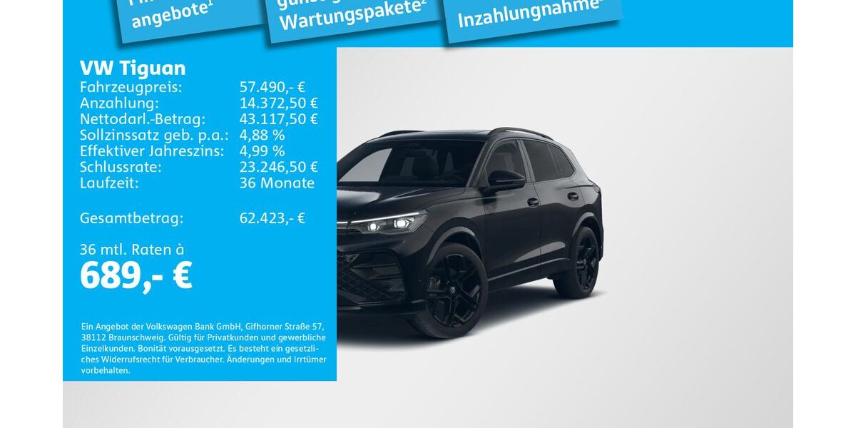 VW Tiguan 3.000 km 57.490 &euro; München 81669