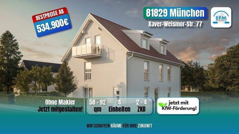 Etagenwohnung München Trudering-Riem - 4 Zimmer, 754.900&euro; | Angebot:26157437