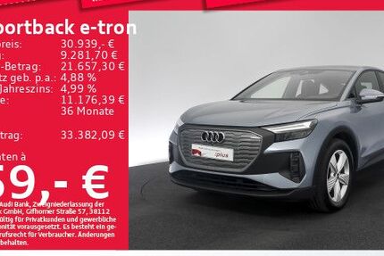 Audi Q4 e-tron 46.862 km 30.939 &euro; Eching 85386