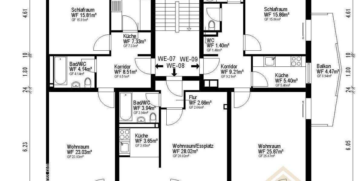 Mehrfamilienhaus, Wohnhaus München Berg am Laim - 2 Zimmer, 966 m&sup2;, 5.500.000&euro; | Angebot:25820382