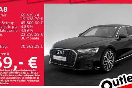Audi A8 59.720 km 65.429 &euro; München 80935