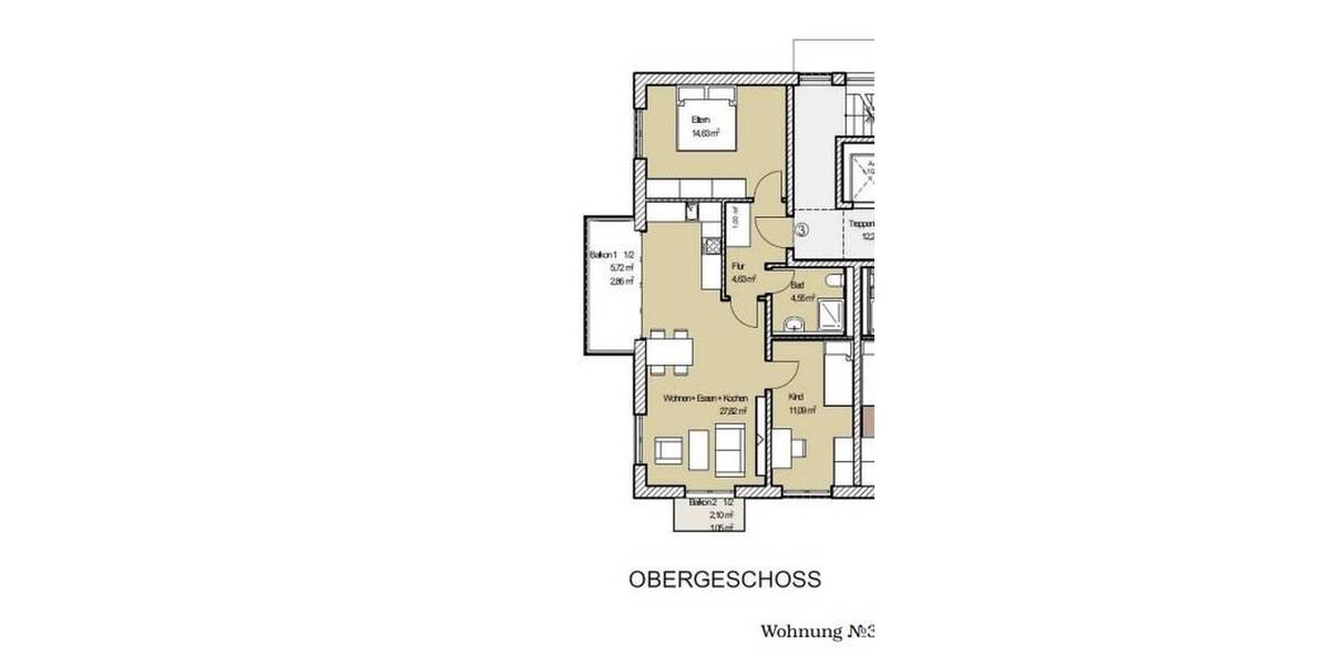 Etagenwohnung München Thalk.Obersendl.-Forsten-Fürstenr.-Solln - 3 Zimmer, 67 m&sup2;, 749.000&euro; | Angebot:25938429