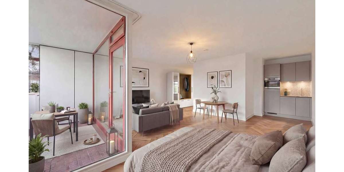 Etagenwohnung München Sendling-Westpark - 1 Zimmer, 33 m&sup2;, 250.000&euro; | Angebot:26929009