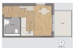 Etagenwohnung München Feldmoching-Hasenbergl - 1 Zimmer, 27 m&sup2;, 1.100&euro; | Angebot:26544057