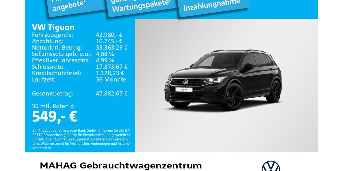 VW Tiguan 13.937 km 42.980 &euro; München 80935
