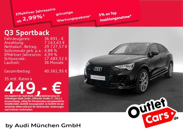 Audi Q3 80.523 km 36.891 &euro; München 80935