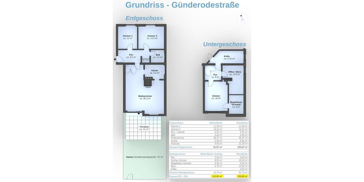 Erdgeschoßwohnung München Trudering-Riem - 3.5 Zimmer, 112 m&sup2;, 895.000&euro; | Angebot:26385721
