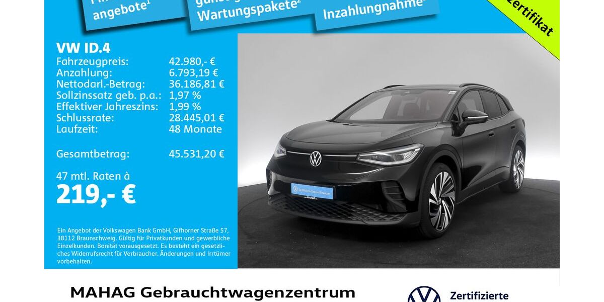 VW ID.4 10.002 km 42.741 &euro; München 80935