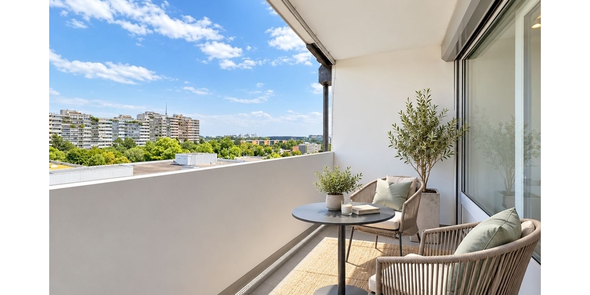 Modernes Apartment in zentraler Lage am OEZ (U1U3) - Etagenwohnung München Moosach | Angebot:27722726