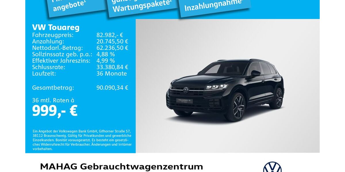 VW Touareg 20.195 km 82.982 &euro; München 80935