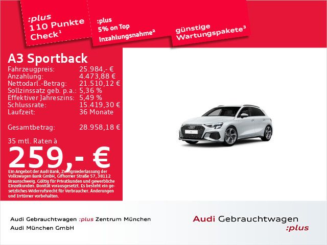 Audi A3 50.578 km 25.984 &euro; Eching 85386
