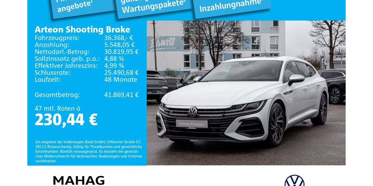 VW Arteon 41.193 km 36.368 &euro; München 81825