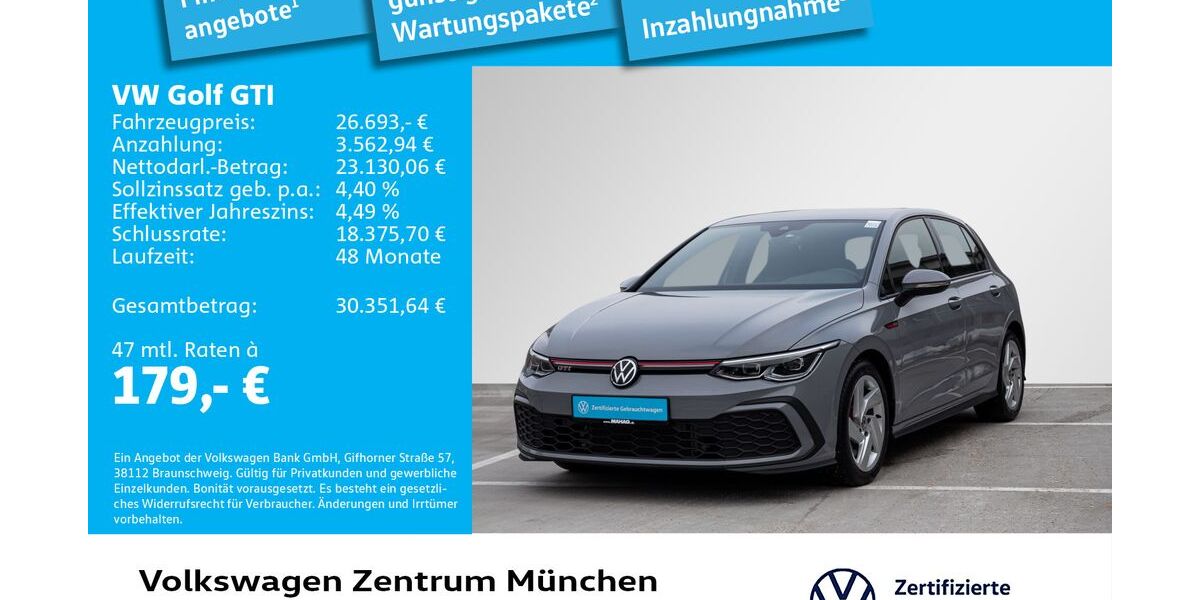 VW Golf 42.083 km 26.693 &euro; München 80687