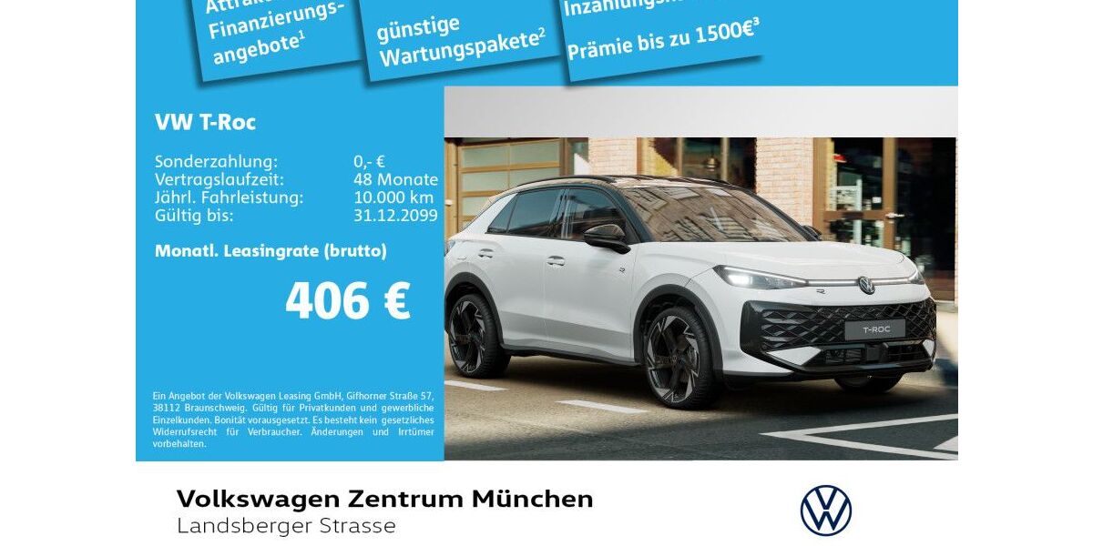 VW T-Roc 12.500 km 35.980 &euro; München 80687