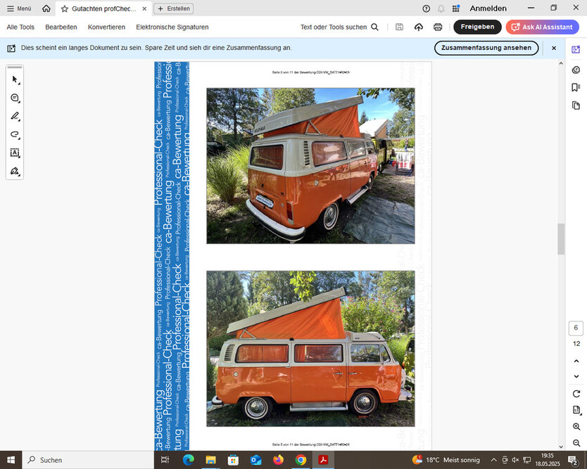 VW T2 Westfalia Berlin 177.329 km 44.500 € Dachau 85221