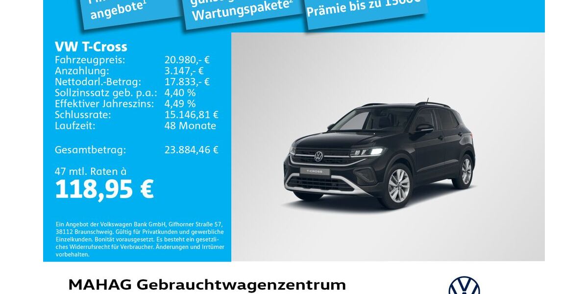 VW T-Cross 18.427 km 20.980 &euro; München 80935