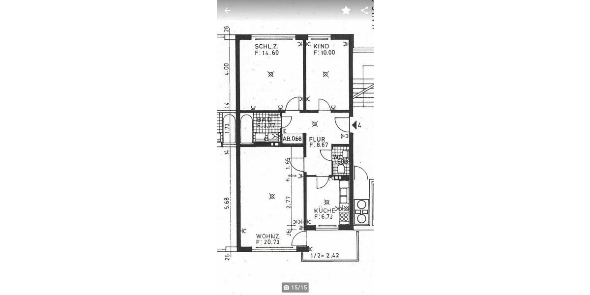 Etagenwohnung München Aubing-Lochhausen-Langwied - 3.5 Zimmer, 70 m&sup2;, 445.000&euro; | Angebot:26913908