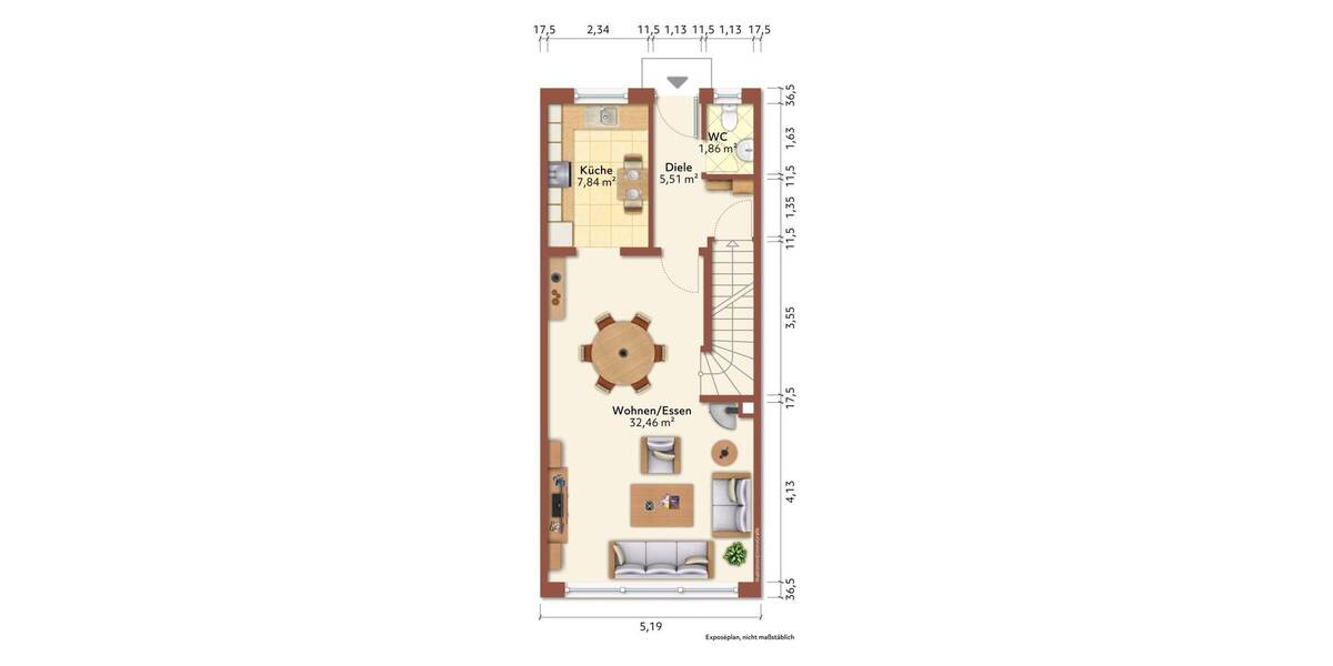 Reihenmittelhaus Dachau - 5 Zimmer, 135 m&sup2;, 895.000&euro; | Angebot:26127453
