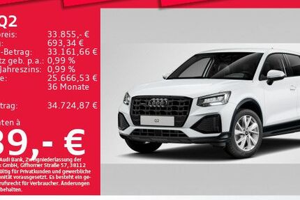 Audi Q2 19.574 km 32.976 &euro; Eching 85386