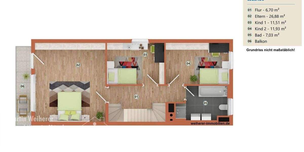 Doppelhaushälfte München Moosach - 6 Zimmer, 150 m&sup2;, 1.050.000&euro; | Angebot:25289373