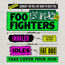 Foo Fighters - TAKE COVER TOUR 2026 17.06.2026 Allianz Arena München